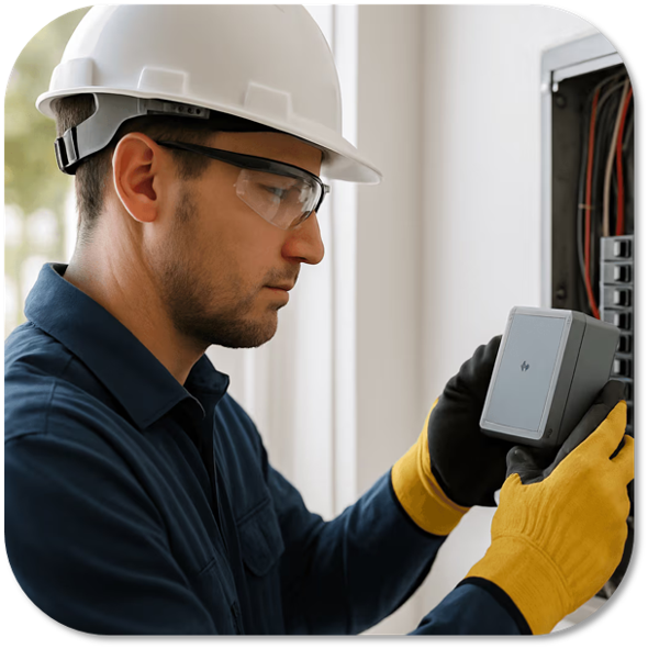 Protecciones y pararrayos contra sobretensiones/transitorios