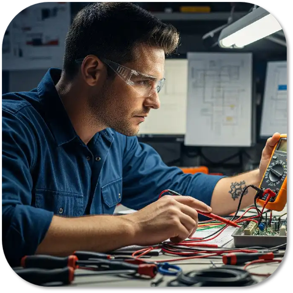 Ampliación de potencia y reconfiguración de circuitos