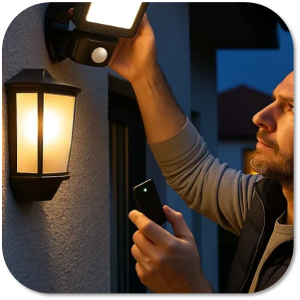 Iluminación exterior y de seguridad